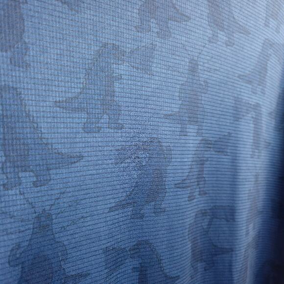 Chubbies Lightweight Performance Tee T-Shirt Dinosaur Print Blue Size Large - Picture 5 of 5